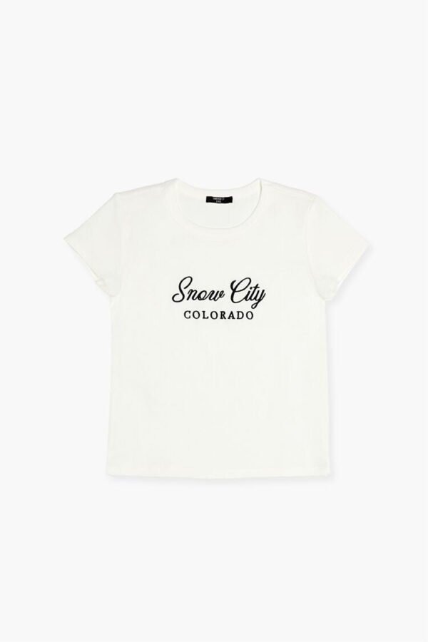 Girls Snow City Colorado Tee (Kids)