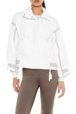 Quilted Two-Tone Puffer Jacket
